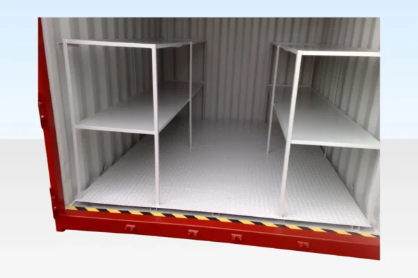 10ft Flat Floor Bunded Store shipping container for sale