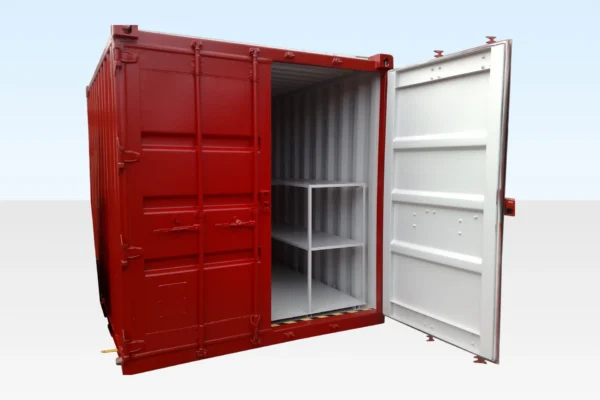 10ft Flat Floor Bunded Store shipping container for sale