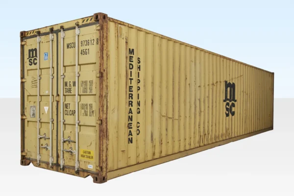 40FT X 8FT Used Shipping Container High Cube