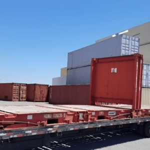 Used 20ft Flat Rack Shipping Container for sale