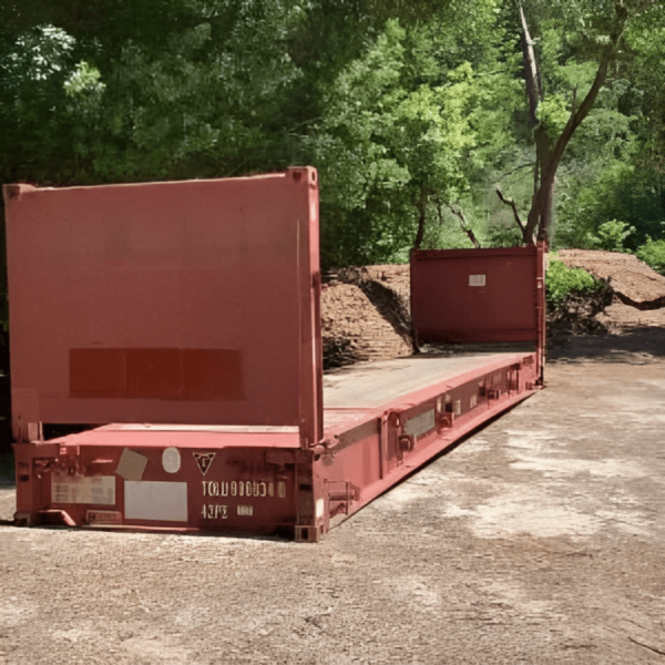 New 40ft Flat Rack Shipping Container for sale