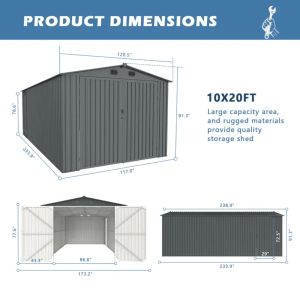 Metal Storage Shed For Sale