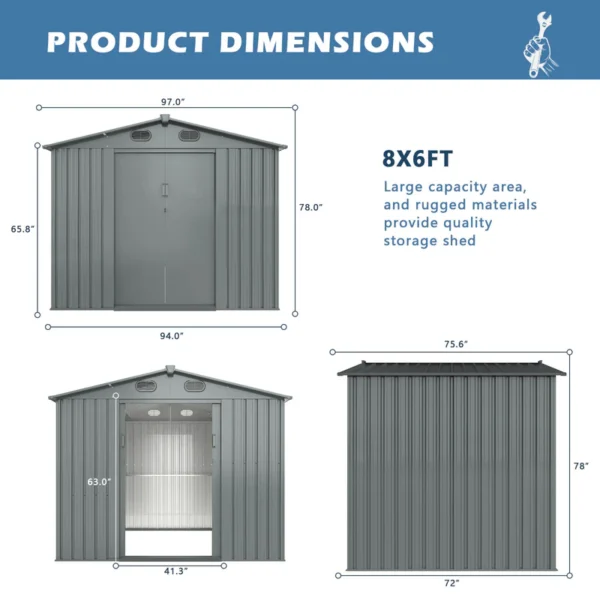 Metal Storage Shed For Sale