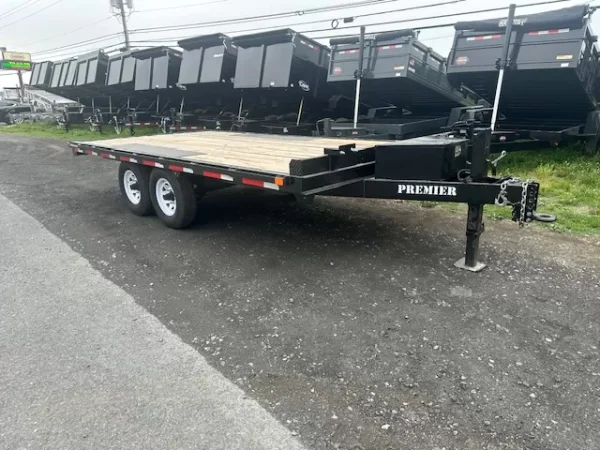 BWise 7 x 12 Equipment Trailer – Single Axle Tilt-Deck