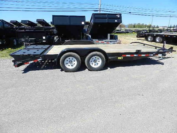 Big Tex 7 x 18 Low Profile Equipment Trailer – Mega Ramps - Image 3