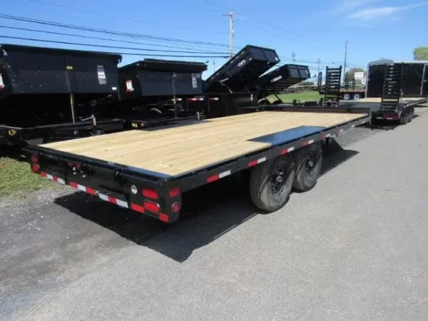Big Tex 102″ x 18′ Deckover Equipment Trailer – Slide Out Ramps - Image 4