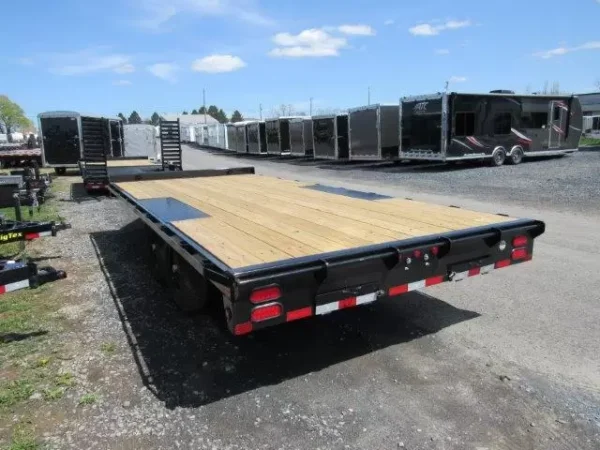 Big Tex 102″ x 18′ Deckover Equipment Trailer – Slide Out Ramps - Image 2