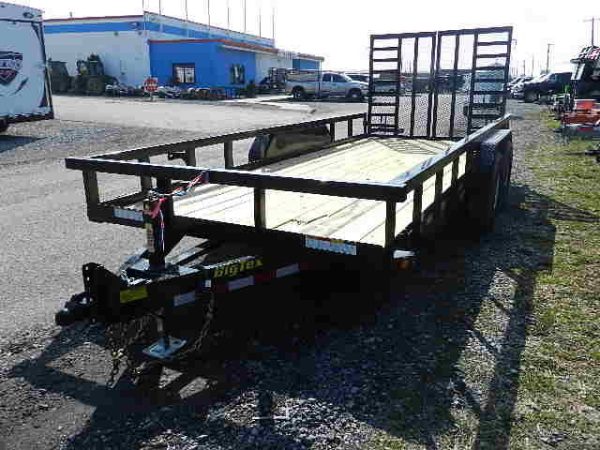 Big Tex 7 x 18 Heavy Duty Landscape Trailer – Split Gate - Image 5