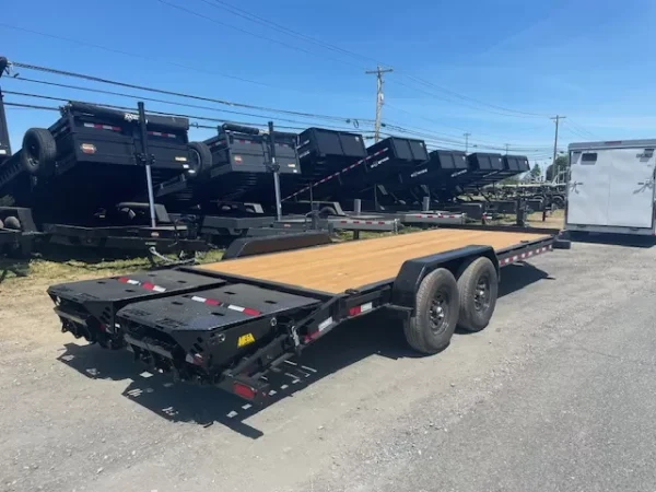 Big Tex 7 x 22 Low Profile Equipment Trailer – Mega Ramps - Image 2