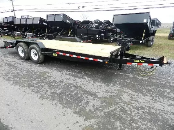 Big Tex 7 x 20 Equipment Trailer – 14K Mega Ramps