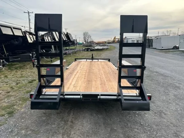 BWise 7 x 16 Low Profile Equipment Trailer – Ladder Ramps - Image 4