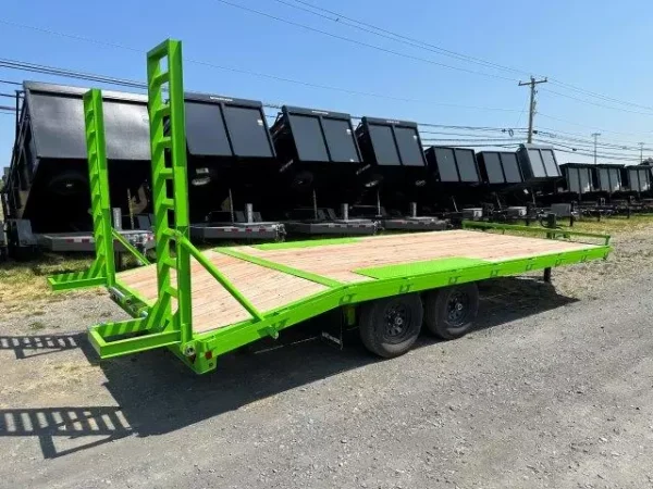BWise 8 x 20 Deckover Equipment Trailer – Ladder Ramps - Image 3
