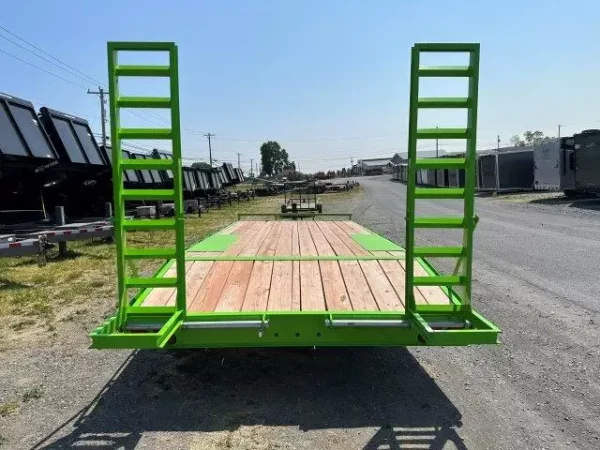BWise 8 x 20 Deckover Equipment Trailer – Ladder Ramps - Image 5