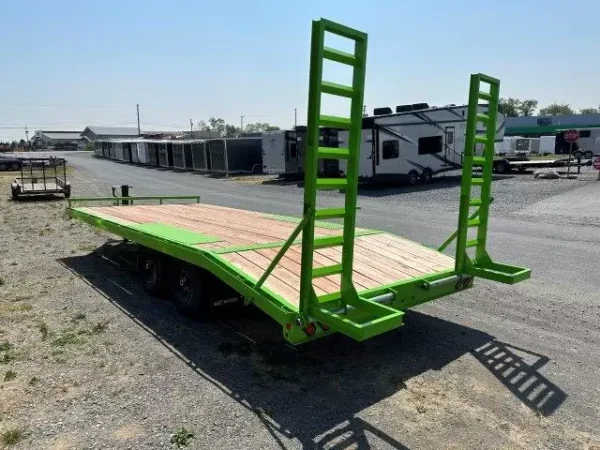 BWise 8 x 20 Deckover Equipment Trailer – Ladder Ramps - Image 2