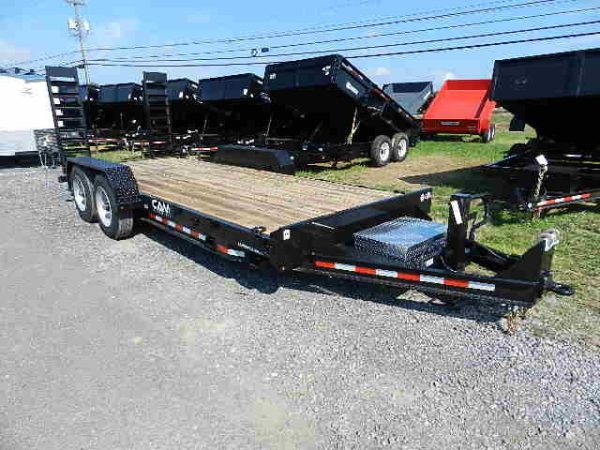 CAM Superline 7 x 18 Equipment Trailer – 8 Ton Channel Frame