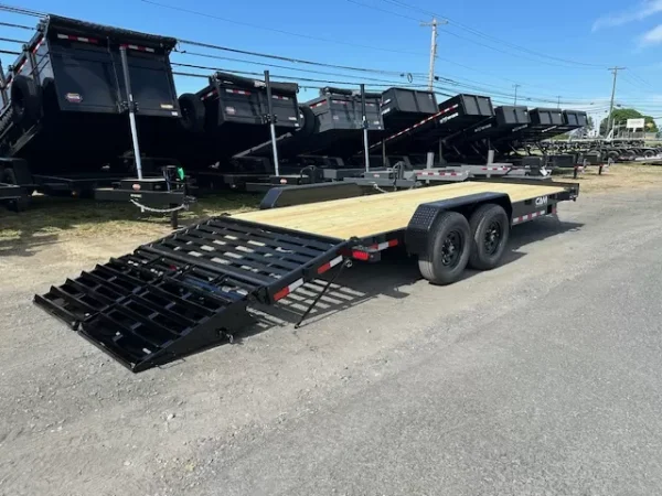 CAM Superline 7 x 22 Equipment Trailer – Super Ramps - Image 2