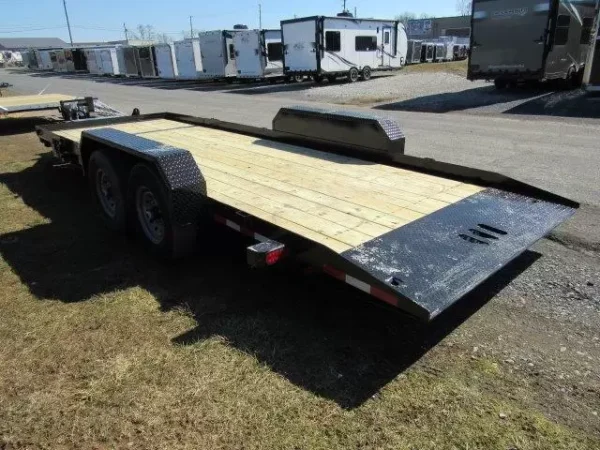 CAM Superline 7 x 21 Low Profile Equipment Trailer – Split-Tilt - Image 3
