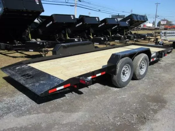 CAM Superline 7 x 21 Low Profile Equipment Trailer – Split-Tilt - Image 2