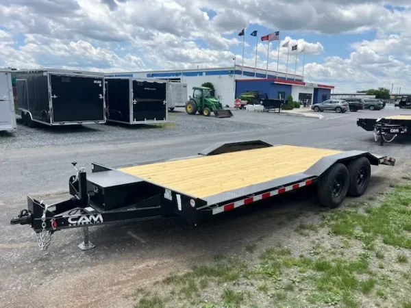 CAM Superline 7 x 18 Equipment Trailer – Drive Over Fenders - Image 4