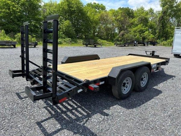 CAM Superline 7 x 18 Equipment Trailer – Self-Clean Beavertail - Image 3