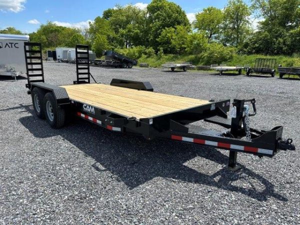 CAM Superline 7 x 18 Equipment Trailer – Self-Clean Beavertail - Image 2