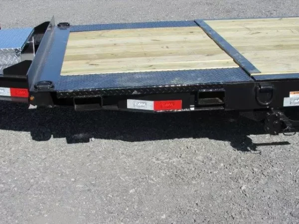 CAM Superline 7 x 21 Gravity Split-Tilt Trailer – 4′ Stationary Deck - Image 3