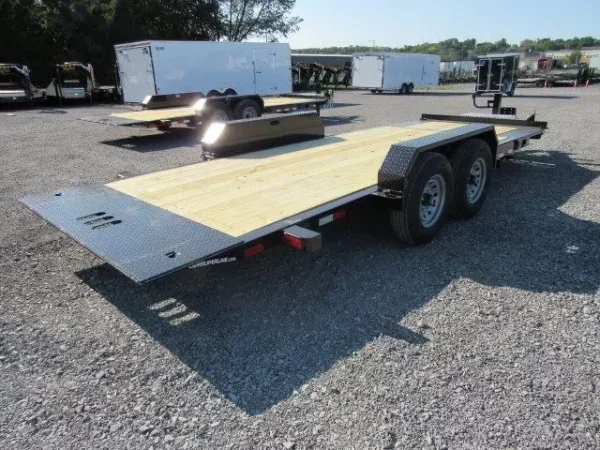 CAM Superline 7 x 21 Gravity Split-Tilt Trailer – 4′ Stationary Deck - Image 4