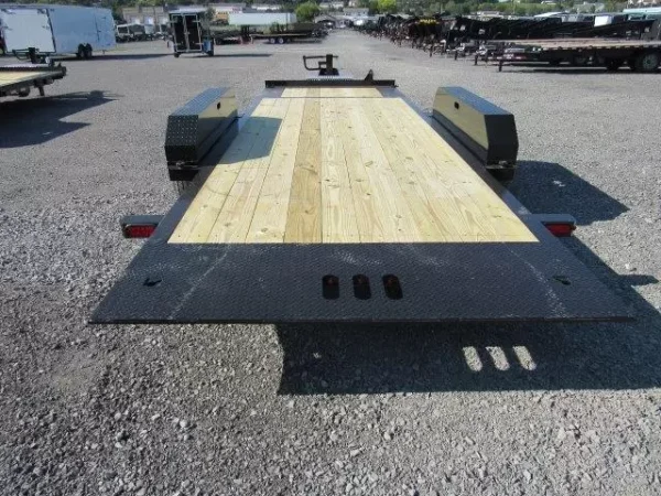 CAM Superline 7 x 21 Gravity Split-Tilt Trailer – 4′ Stationary Deck - Image 6