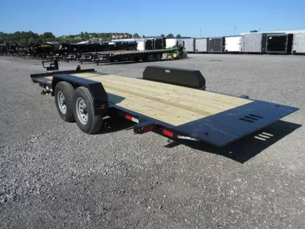 CAM Superline 7 x 21 Gravity Split-Tilt Trailer – 4′ Stationary Deck - Image 2
