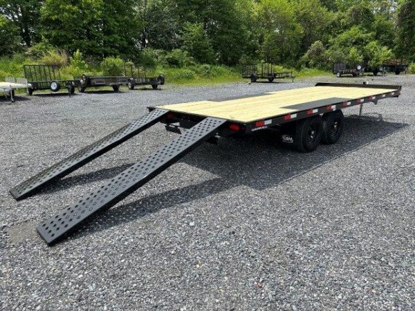 CAM Superline 8 x 18 Deckover Equipment Trailer – Slide Out Ramps Item #: 33776 - Image 3
