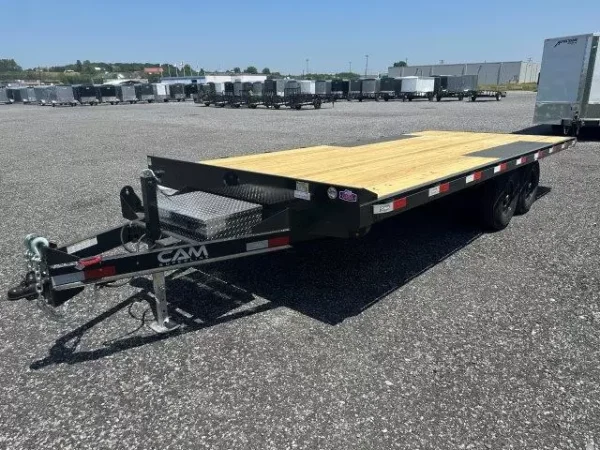 CAM Superline 8 x 18 Deckover Equipment Trailer – Slide Out Ramps Item #: 33776 - Image 7