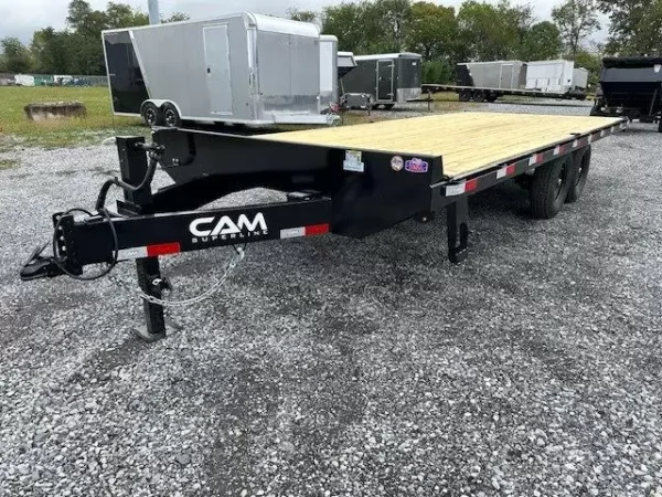 CAM Superline 8.5 x 20 Deckover Equipment Trailer – Slide Out Ramps - Image 7