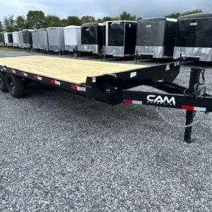 CAM Superline 8.5 x 22 Deckover Equipment Trailer – Slide Out Ramps