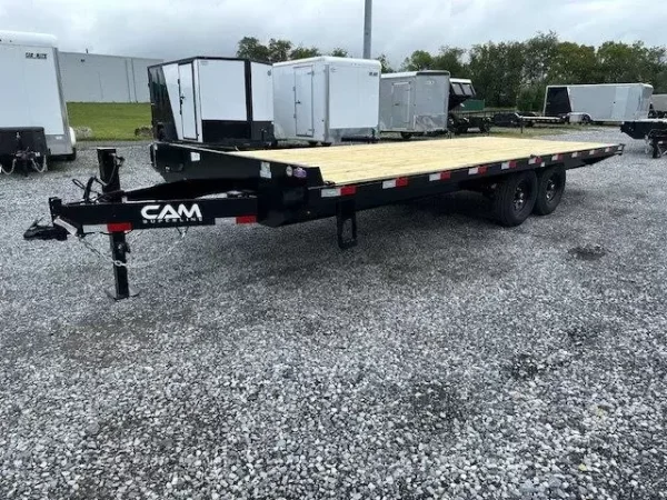 CAM Superline 8.5 x 22 Deckover Equipment Trailer – Slide Out Ramps - Image 8