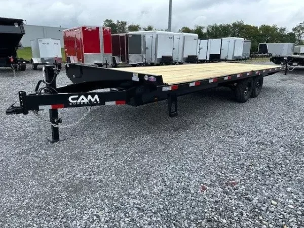 CAM Superline 8.5 x 24 Deckover Equipment Trailer – Slide Out Ramps - Image 7