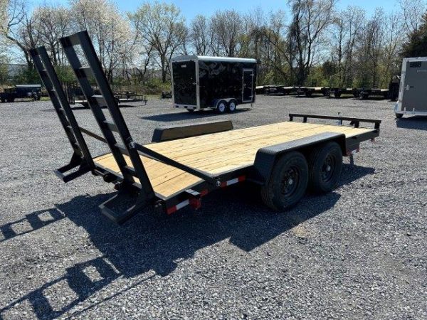 Carry-On 7 x 16 Equipment Trailer – Ladder Ramps - Image 3