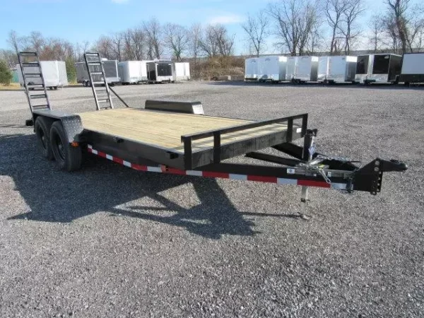 Carry-On 7 x 18 Equipment Trailer – Ladder Ramps - Image 3
