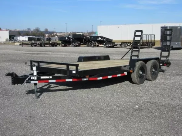 Carry-On 7 x 18 Equipment Trailer – Ladder Ramps - Image 5