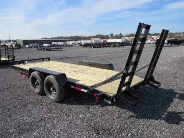 Carry-On 7 x 18 Equipment Trailer – Ladder Ramps - Image 2