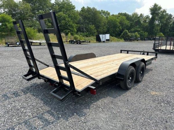Carry-On 7 x 18 Low Profile Equipment Trailer – Ladder Ramps - Image 3