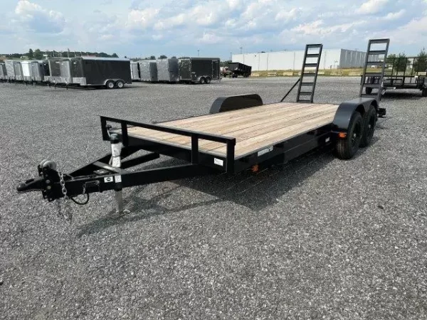 Carry-On 7 x 18 Low Profile Equipment Trailer – Ladder Ramps - Image 4