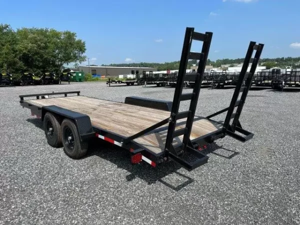 Carry-On 7 x 20 Equipment Trailer – Ladder Ramps