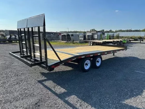 Premier 8.5 x 20 Deckover Equipment Trailer – Landscape Ramp - Image 2