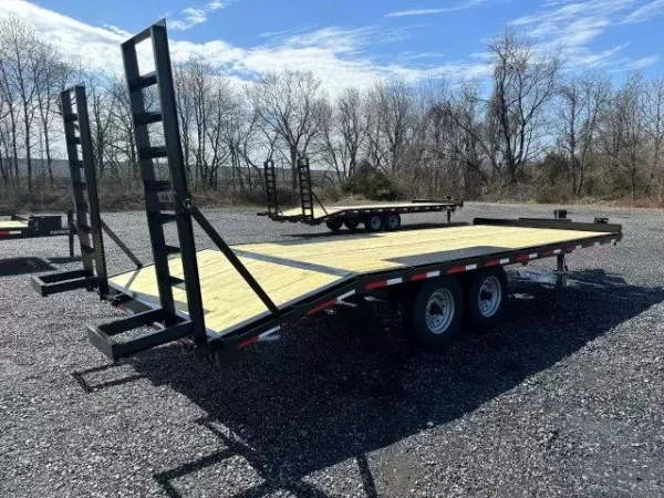 Premier 8.5 x 22 Deckover Equipment Trailer – Ladder Ramps - Image 4