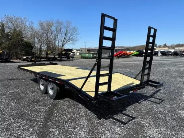 Premier 8.5 x 22 Deckover Equipment Trailer – Ladder Ramps - Image 2