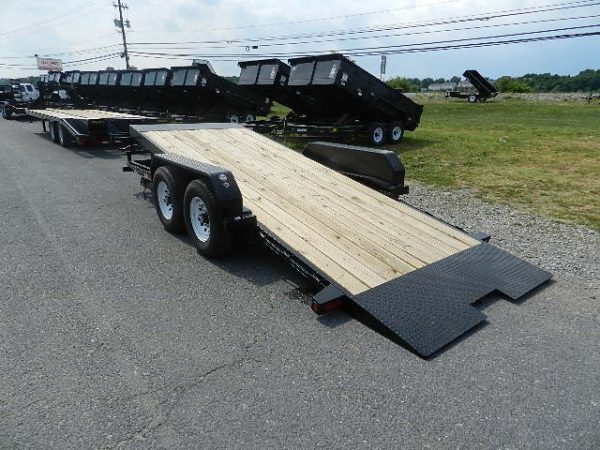 Big Tex 7 x 18 Full-Tilt Equipment Trailer – Removable Fenders