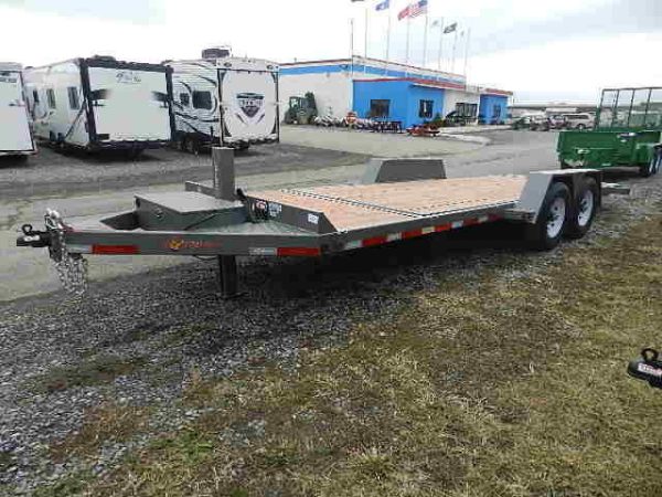 BWise 7 x 22 Low Profile Split-Tilt Equipment Trailer - Image 6