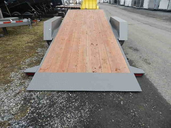 BWise 7 x 22 Low Profile Split-Tilt Equipment Trailer - Image 8