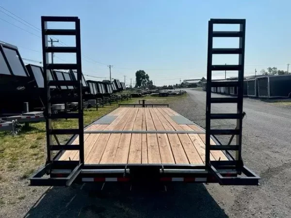 BWise 8.5 x 24 Deckover Equipment Trailer – Ladder Ramps - Image 5