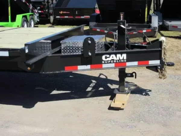 CAM Superline 8 x 24 Equipment Trailer – Powered Split-Tilt - Image 3